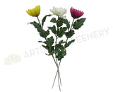 F0038 Chrysanthemum Stem 53cm 3 Col 