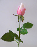 F0065 Real Touch Single Rose Bud 47cm