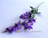 F0085 Lilac Flower Spray 62cm Purple