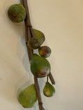 F0129 Fig Sprig 78cm Green / Purple
