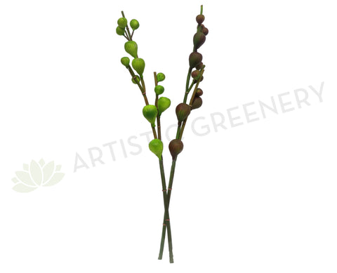 F0129 Fig Sprig 78cm Green / Purple