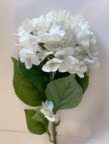 F0139N Hydrangea Stem Real Touch 104cm White