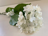 F0139N Hydrangea Stem Real Touch 104cm White