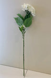 F0139N Hydrangea Stem Real Touch 104cm White