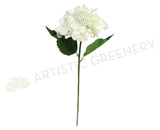 F0139N Hydrangea Stem Real Touch 104cm White