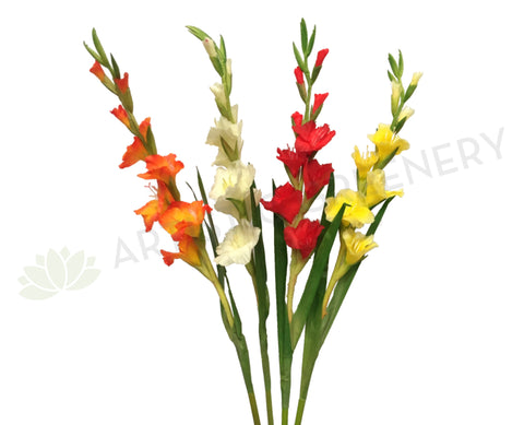 F0147 Gladiolus Real Touch 106cm 4 Colours