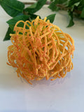 Orange - F0185 Pincushion Protea 72cm / Leucospermum  Orange / Pink / Red | ARTISTIC GREENERY
