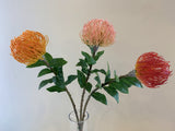 F0185 Pincushion Protea 72cm / Leucospermum  Orange / Pink / Red | ARTISTIC GREENERY