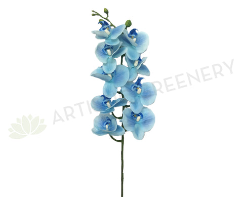 F0189 Butterfly Phalaenopsis Orchid Real Touch 96cm Blue