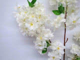 F0207 White Blossom 107cm