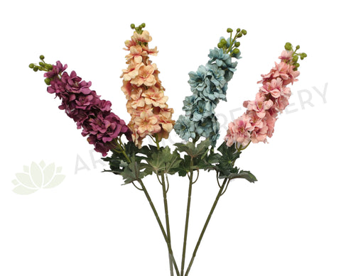 F0216 Vintage Style Stock Flowers 85cm 4 Colours