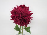 F0219 Chrysanthemum 47cm Maroon