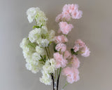 F0237NB Clearance Stock - Blossom Branch 98cm White / Light Pink | ARTISTIC GREENERY Perth Blossom Flowers Artificial