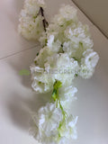 White - F0237NB Clearance Stock - Blossom Branch 98cm White / Light Pink | ARTISTIC GREENERY Perth Blossom Flowers Artificial