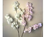 F0237 Clearance Stock - Blossom Branch 110cm White / Light Pink
