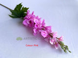 F0254-S85 Artificial Latex Delphinium / Stock Flower 80cm (Real Touch) Pink / Lilac | ARTISTIC GREENERY