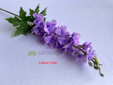 F0254-S85 Artificial Latex Delphinium / Stock Flower 80cm (Real Touch) Pink / Lilac | ARTISTIC GREENERY