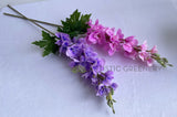 F0254-S85 Artificial Latex Delphinium / Stock Flower 80cm (Real Touch) Pink / Lilac | ARTISTIC GREENERY