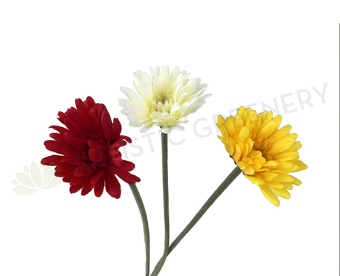 F0256 Gerbera Stem 56cm 3 colours