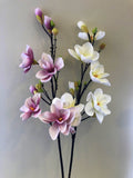 FA1093 - Artistic White Magnolia Floral Arrangement 20cm Tall