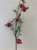 F0265 Artificial Pomegranate fruit spray 105cm $22 each