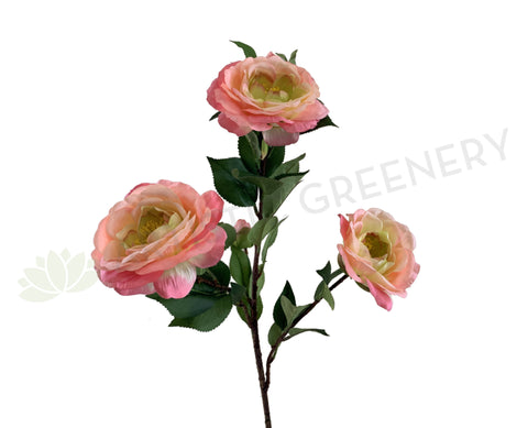 F0312 Silk Garden Rose Spray 93cm Pink | ARTISTIC GREENERY