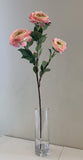 F0312 Silk Garden Rose Spray 93cm Pink | ARTISTIC GREENERY