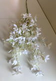 White - F0319 Silk Spring Flower Spray 116cm White / Light Pink | ARTISTIC GREENERY