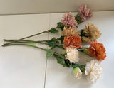 F0321 Artificial Peony Spray (Rustic Style) 68cm 4 Colours | ARTISTIC GREENERY