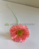 Pink - F0323 Silk Small Gerbera Daisy Stem 43cm Artificial gerbera flower Perth Australia | ARTISTIC GREENERY