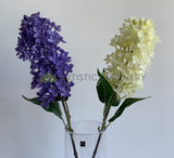 F0327 Faux Hyacinth Stem (Real Touch Quality) 54cm Purple / White | ARTISTIC GREENERY