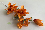 Orange - F0334 Faux Magnolia Spray 90cm 4 colours | ARTISTIC GREENERY Malaga Silk Flowers Supplier Australia