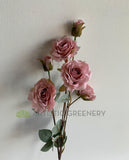 F0341 Silk Rose Spray 81cm Dusty Pink | ARTISTIC GREENERYF0341 Silk Rose Spray 81cm Dusty Pink | ARTISTIC GREENERY