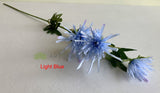 Light Blue - F0344 Silk Spider Mum / Straight-Cactus Dahlia 83cm 4 Colours | ARTISTIC GREENERY