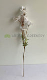 F0346 Silk Hellebore Spray 79cm White | ARTISTIC GREENERY