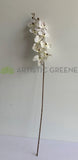 F0348 Silk Phalaenopsis Orchid Spray (Autumn Style) 101cm White | ARTISTIC GREENERY