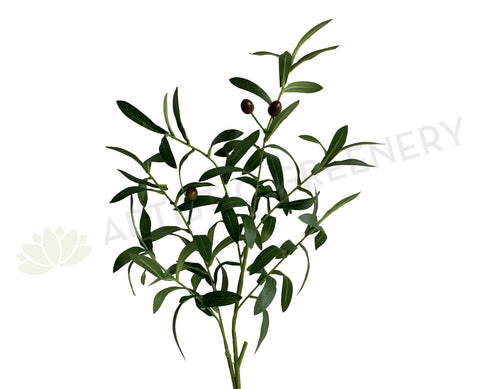 F0351 Faux Olive Foliage 87cm | ARTISTIC GREENERY Fake Olive Branch