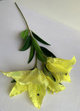 F0356 Artificial Casablanca Lily (Latex) 104cm Yellow | ARTISTIC GREENERY