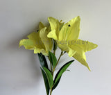 F0356 Artificial Casablanca Lily (Latex) 104cm Yellow | ARTISTIC GREENERY