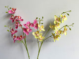 F0357 Orchid Spray 83cm Pink / Light Yellow