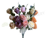 F0367 Silk Elegant Rose Spray 87cm 5 Colours | ARTISTIC GREENERY