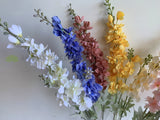 F0368 Delphinium / Stock Flower 85cm 8 Colours