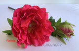 F0369 Chinese Peony Spray 52cm 4 Colours