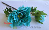 F0369 Chinese Peony Spray 52cm 4 Colours