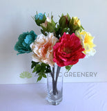 F0369 Chinese Peony Spray 52cm 4 Colours