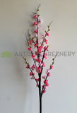 F0371 Artificial Cherry Blossom Branch 120cm Bright Pink | ARTISTIC GREENERY
