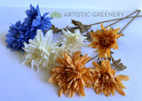 F0398 Artificial Dahlia Spray 105cm 3 Colours | ARTISTIC GREENERY