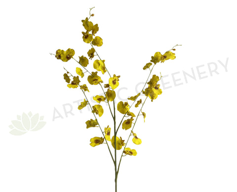 F0400 Dancing Lady Orchid / Oncidium Orchid (Real Touch) 86cm Yellow | ARTISTIC GREENERY