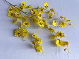 F0400 Dancing Lady Orchid / Oncidium Orchid (Real Touch) 86cm Yellow | ARTISTIC GREENERY