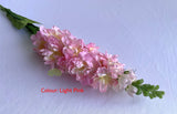 Light Pink - F0402 Silk Delphinium / Stock Flower 85cm 5 Colours | ARTISTIC GREENERY